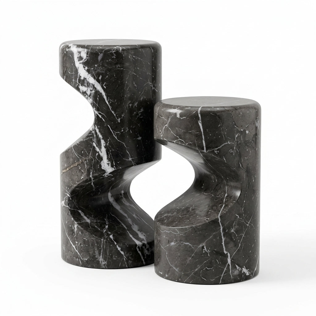 Short Twist Side Table