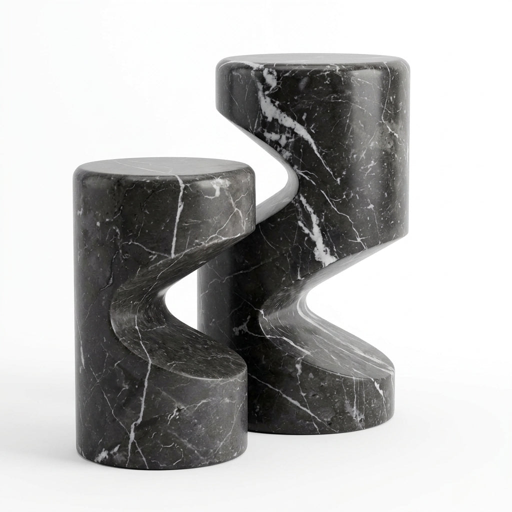 Short Twist Side Table