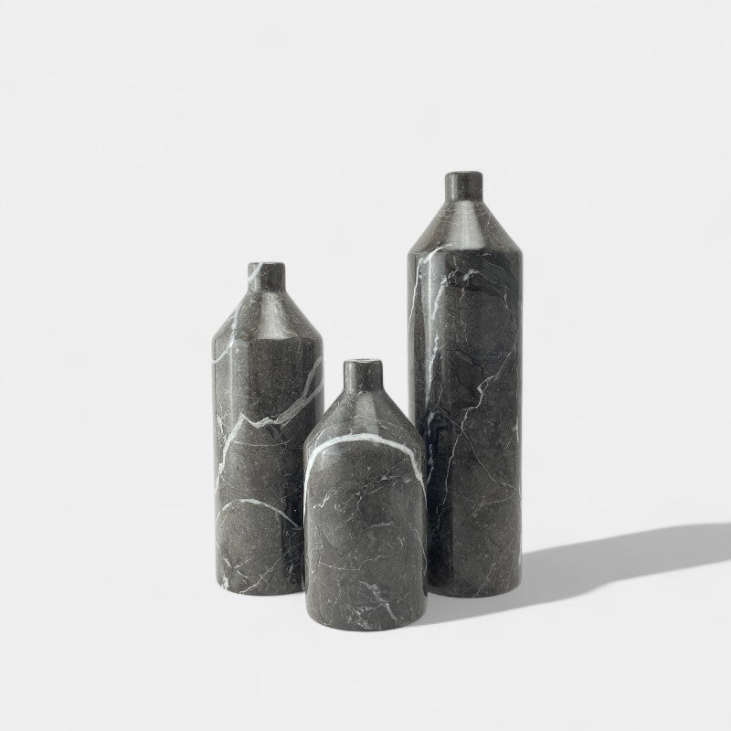 Short Neck Marble Vase Medium