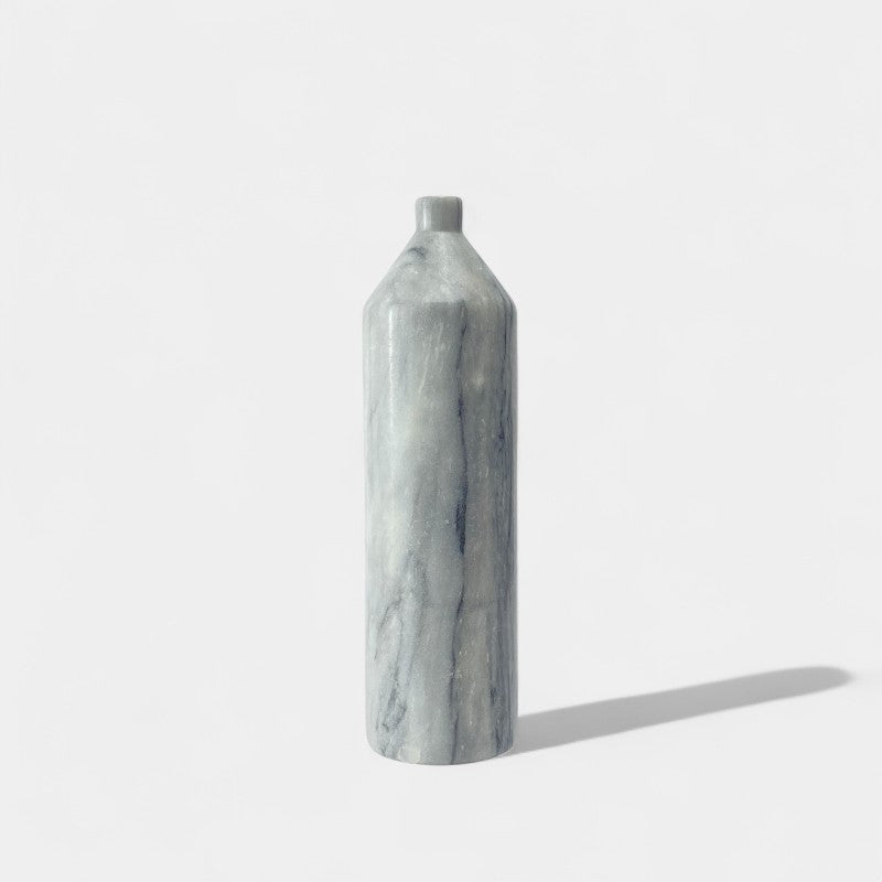 Short Neck Marble Vase Tall