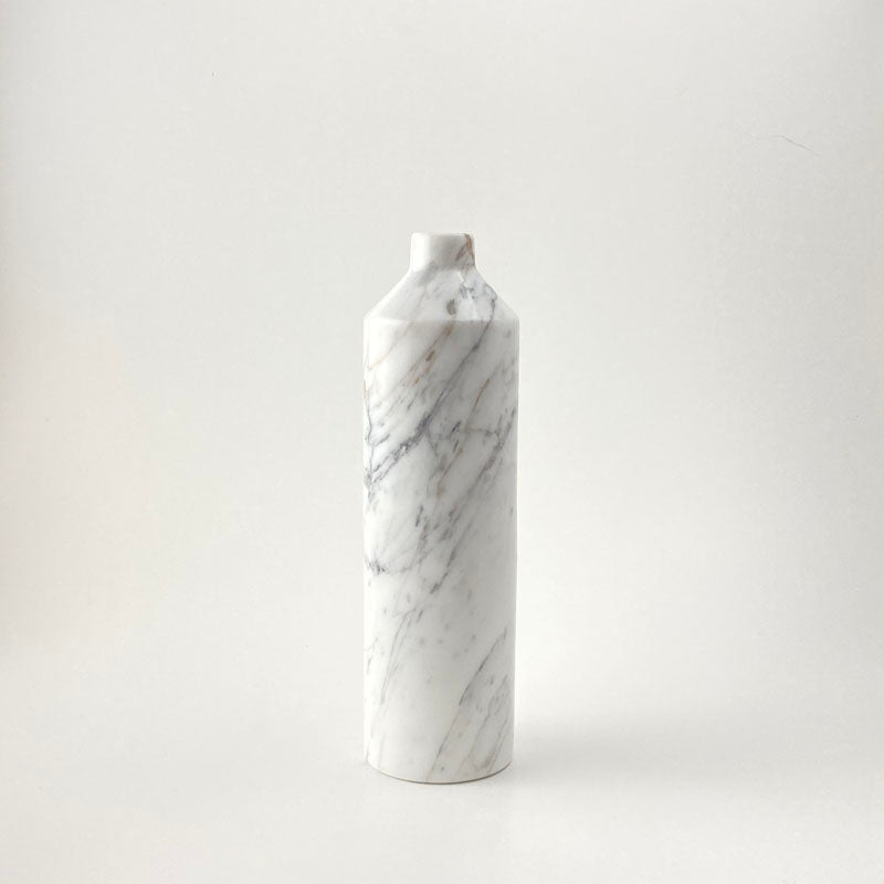 Short Neck Marble Vase Tall