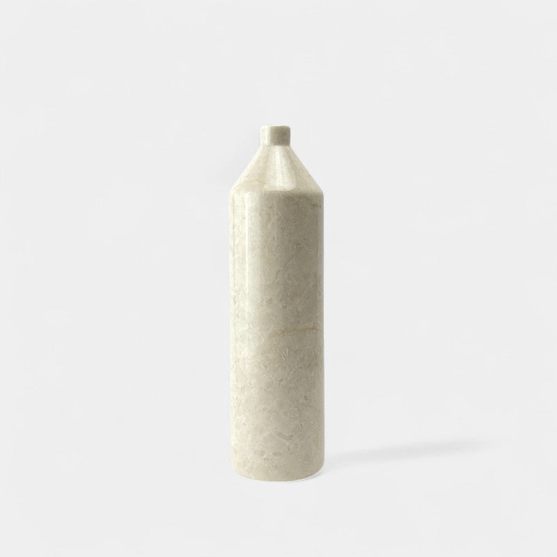 Short Neck Marble Vase Tall