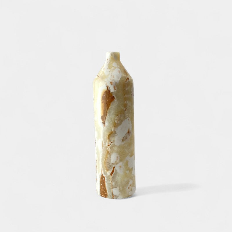 Short Neck Marble Vase Tall