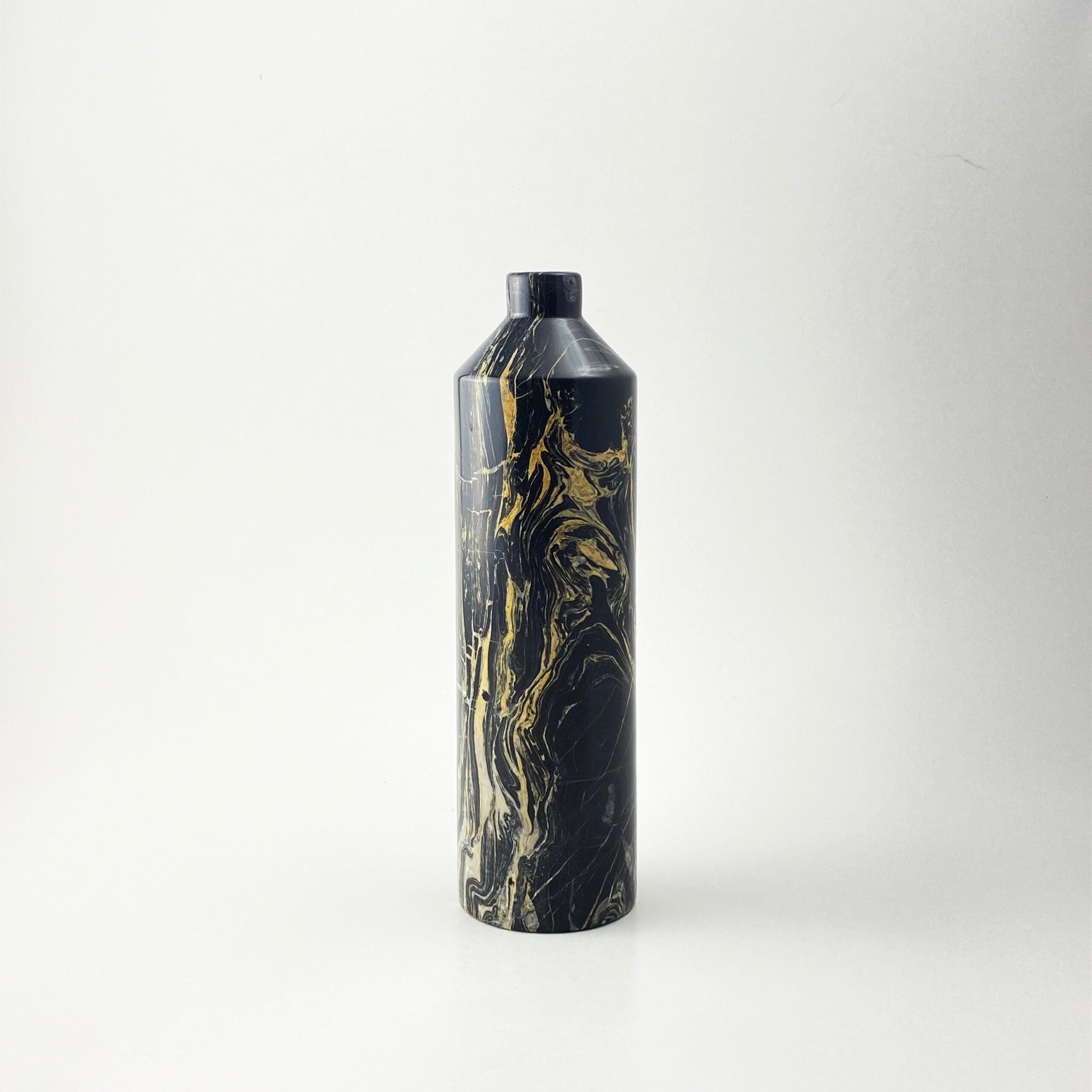 Short Neck Marble Vase Tall