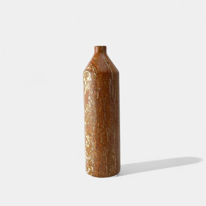 Short Neck Marble Vase Tall