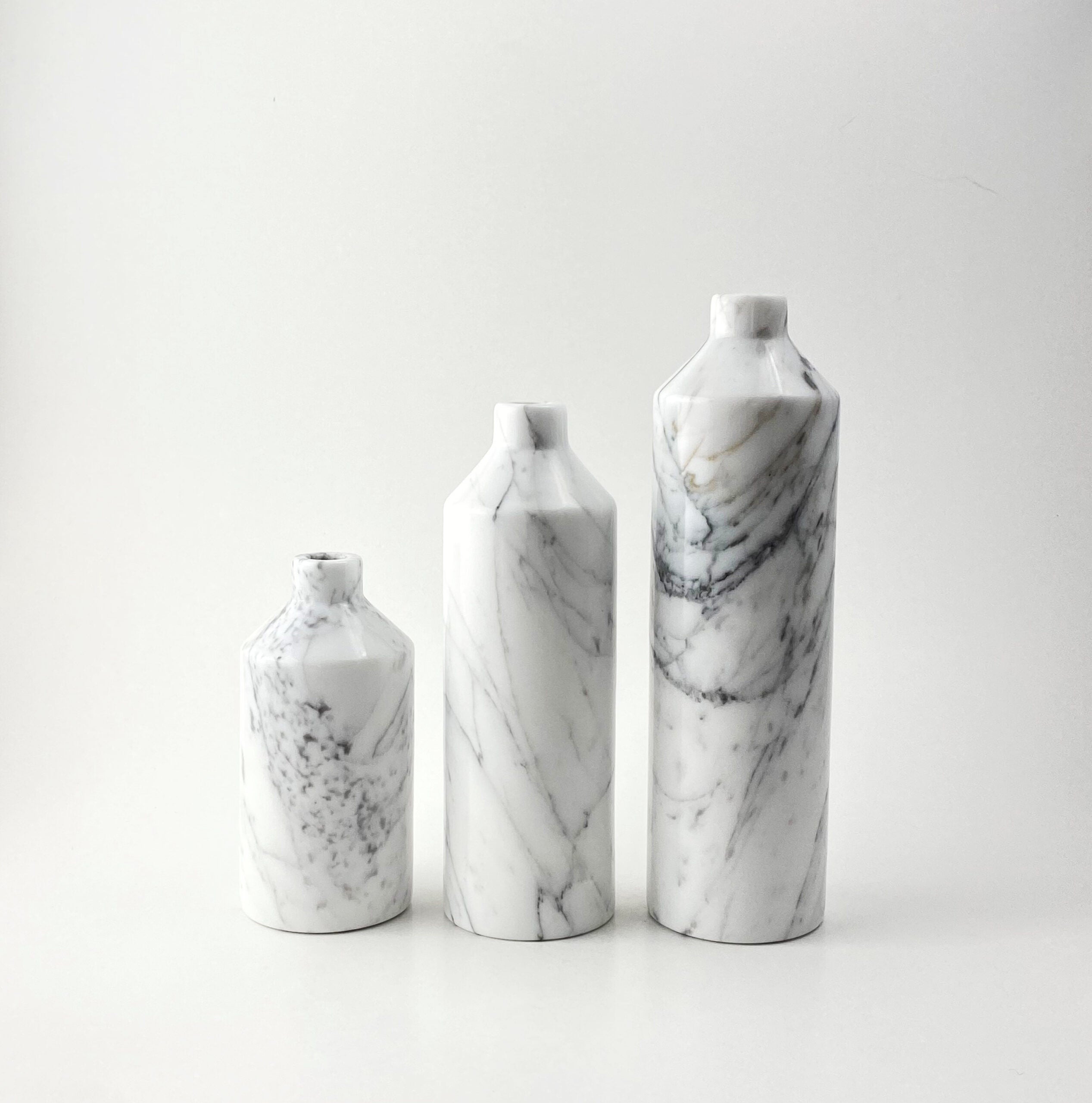 Short Neck Marble Vase Small