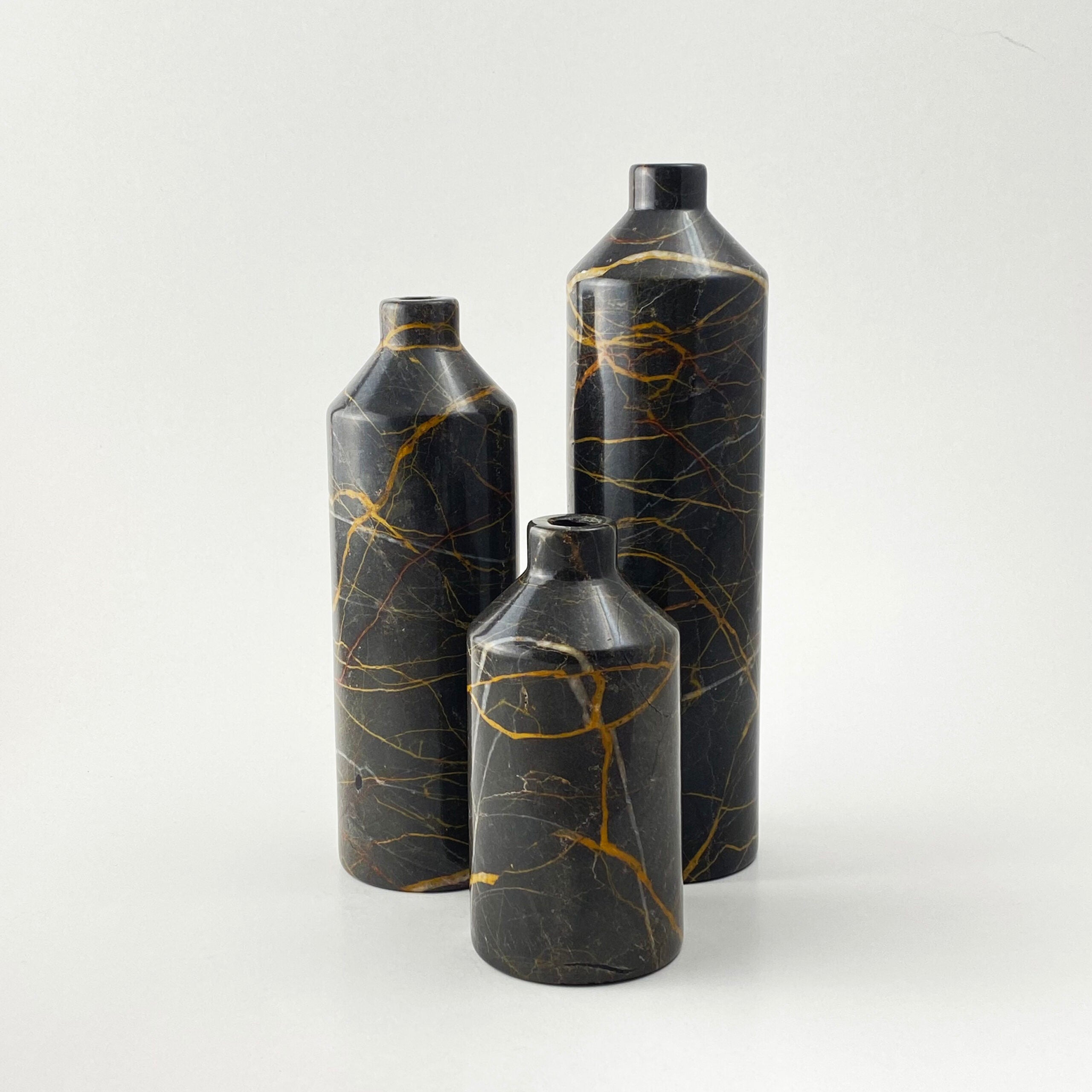Short Neck Marble Vase Tall